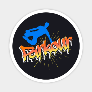 Parkours Graffiti Street Freerunning Magnet